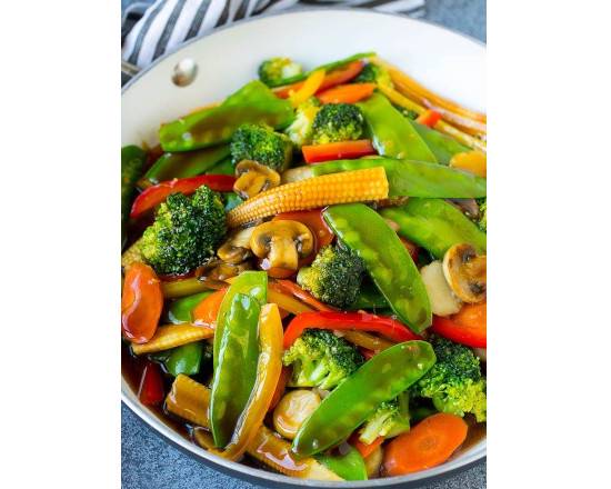 Sauté légumes mélangés / Stir Fried Mixed Vegetables/ 什菜